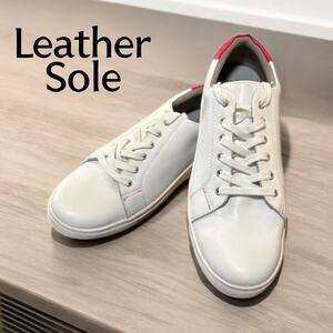 Ruby Label 215 Women's Vegan White Pink Retro Sneaker EU 41 US 10